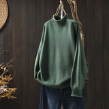 Harriet | Chunky Cable-Knit Roll Neck Jumper