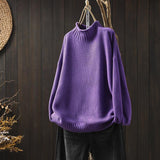Harriet | Chunky Cable-Knit Roll Neck Jumper