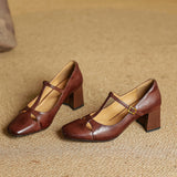 Elora High Heels in Genuine Leather