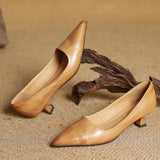 Anok High Heels Made of Genuine Leather