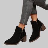 Alicia - Suede Ankle Boots