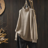 Harriet | Chunky Cable-Knit Roll Neck Jumper