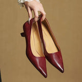 Anok High Heels Made of Genuine Leather