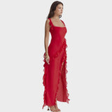 Amira - Dark Plum Long Dress