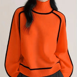 Marjorie | Ribbed Roll Neck Jumper