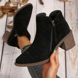 Alicia - Suede Ankle Boots