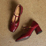 Elora High Heels in Genuine Leather