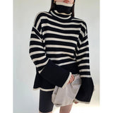 Evelyn | Cable Knit Roll Neck Jumper