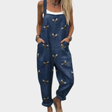 Freya | Relaxed Dungaree Jumpsuit