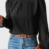 Helga Long Sleeve Nautical Blouse