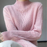 Blanche | Cable-Knit Roll Neck Jumper