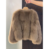 Aurora – Short Synthetic Fur Jacket