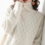 Adelaide | Cable-Knit Roll Neck Jumper