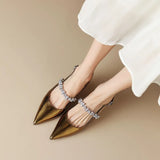 Elegant Low Heel Shoes Crysel