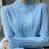 Blanche | Cable-Knit Roll Neck Jumper