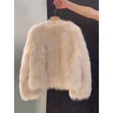Aurora – Short Synthetic Fur Jacket