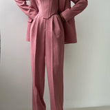 Dolce™ - Three-Piece Suit with Double-Breasted Blazer