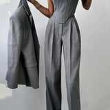 Dolce™ - Three-Piece Suit with Double-Breasted Blazer