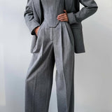Dolce™ - Three-Piece Suit with Double-Breasted Blazer