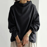 Beryl | Relaxed Mock-Neck Tops