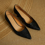 Belle Genuine Leather High Heel Shoes