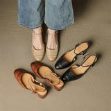 Authentic Leather Heels Valery