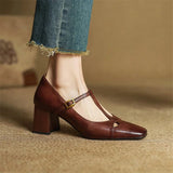 Elora High Heels in Genuine Leather