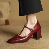 Elora High Heels in Genuine Leather