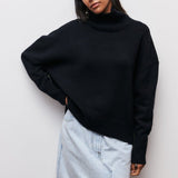 Winifred | Roll Neck Cable Knit Jumper