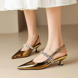 Elegant Low Heel Shoes Crysel