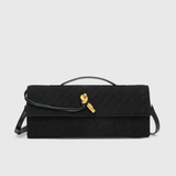 Melanie Classic Suede Shoulder Bag
