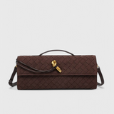 Melanie Classic Suede Shoulder Bag
