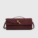 Melanie Classic Suede Shoulder Bag