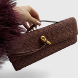 Melanie Classic Suede Shoulder Bag