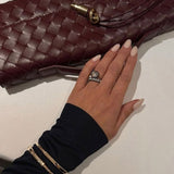 Melanie Clutch with Golden Knot Detail