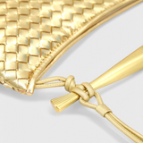 Gerda Bolso Woven with Golden Handle
