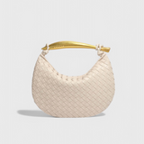 Paola - Woven Bag with Golden Handle