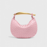 Paola - Woven Bag with Golden Handle