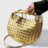 Gerda Bolso Woven with Golden Handle