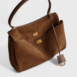 Henna Suede Shoulder Bag