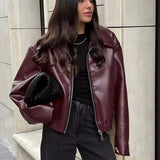 Leather Bomber