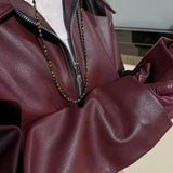 Leather Bomber