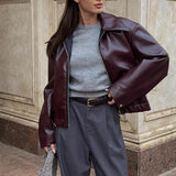 Leather Bomber