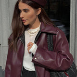Leather Bomber
