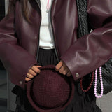 Leather Bomber