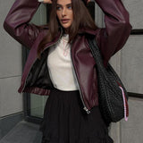Leather Bomber