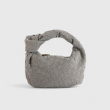 Remi Mini Woven Bag with Knot Detail