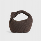 Remi Mini Woven Bag with Knot Detail