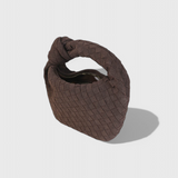 Remi Mini Woven Bag with Knot Detail