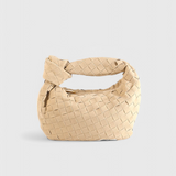 Remi Mini Woven Bag with Knot Detail